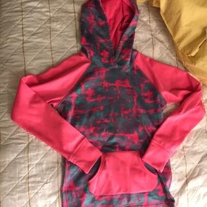 Colorful kids hoodie/adult small